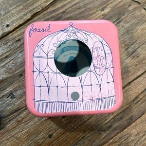 Fossil Birdhouse Collectors Tin